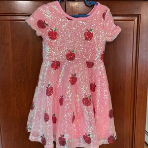 Sparkly back to school dress never worn 3-4t